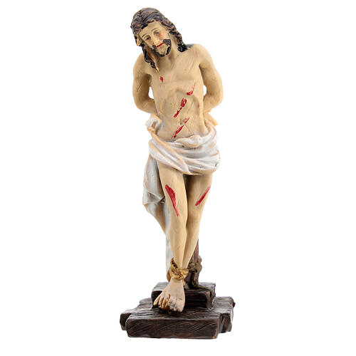 Jesús flagelado a la columna estatua 9 cm 3