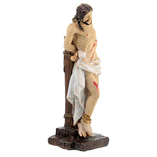 Jesús flagelado a la columna estatua 9 cm 11