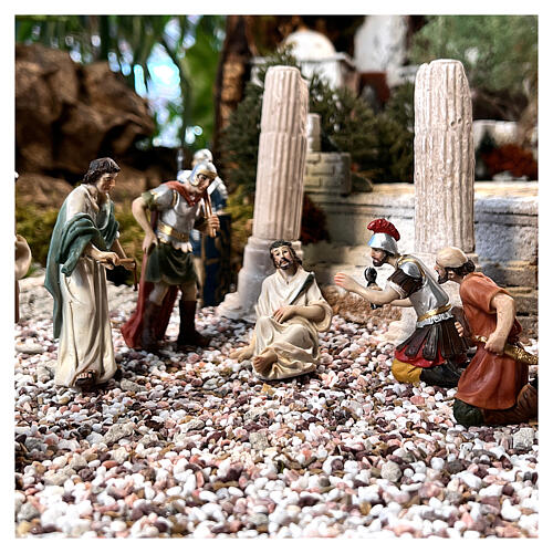 Scène passion de Christ couronnement d'épines 9 cm 6