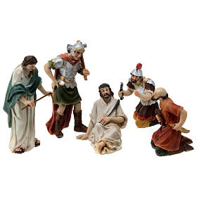 Coronazione di spine passione Gesù statue 9 cm