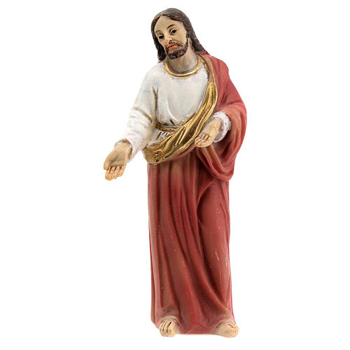 Estatuas escena de Cristo recuperación de los paralizados 9 cm 3