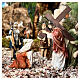 Figuras de resina da Paixão de Jesus: Jesus carregando a Cruz no caminho do Calvário, com Simão Cireneu e a Verónica s4