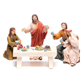 Ícones, Ovos Pintados, Quadros, Imagens: Vida de Jesus Cena Bodas de Caná figuras 9 cm resina