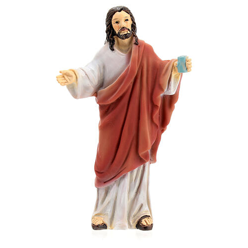 Vida de Jesus Cena Bodas de Caná figuras 9 cm resina 3