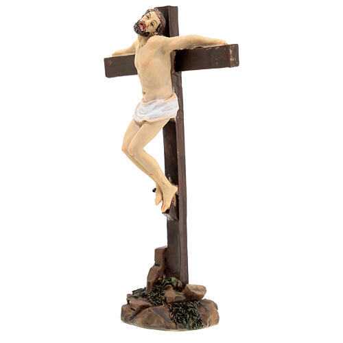 Estatuas de los dos ladrones en las cruces Pasión de Jesús 9 cm 3