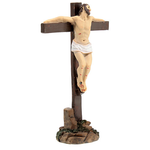 Estatuas de los dos ladrones en las cruces Pasión de Jesús 9 cm 5