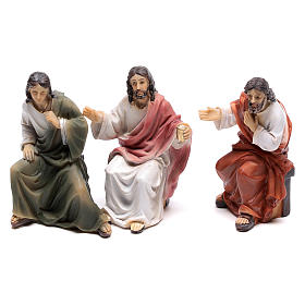 Ícones, Ovos Pintados, Quadros, Imagens: Cena Última ceia em resina 9 cm