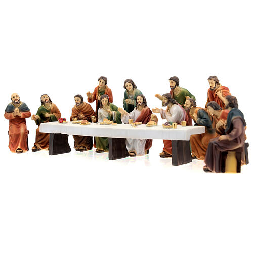 The Last Supper scene in resin 9 cm 6