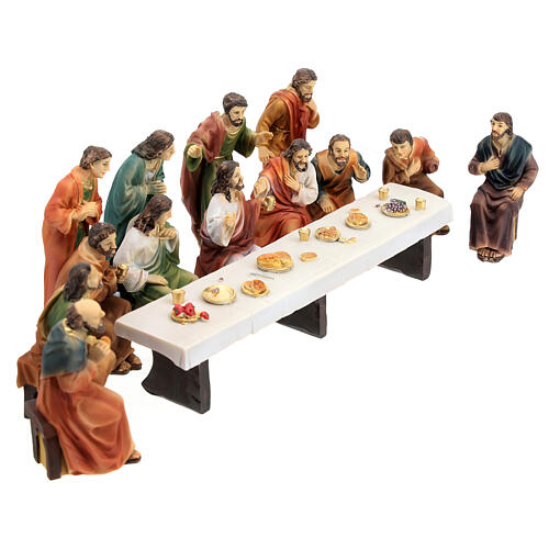 The Last Supper scene in resin 9 cm 11