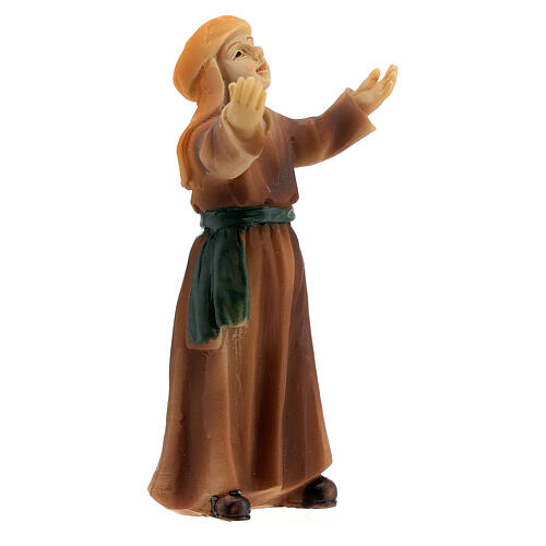 Santons bergers entrée de Jésus à Jérusalem 9 cm 12