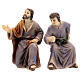 Scena popolo condanna Gesù statue 9 cm s5