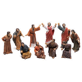 Ícones, Ovos Pintados, Quadros, Imagens: Figuras resina da vida de Jesus: o povo condena Jesus à morte, altura máxima 10 cm