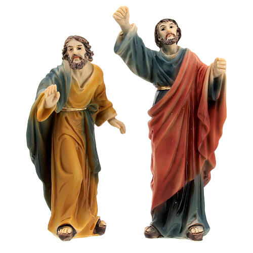 Figuras resina da vida de Jesus: o povo condena Jesus à morte, altura máxima 10 cm 3