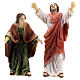 Figuras resina da vida de Jesus: o povo condena Jesus à morte, altura máxima 10 cm s4