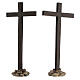 Jesus on the cross with Mary at his feet scene 9 cm s10