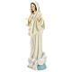 Hand painted resin statue of Our Lady of Medjugorje, Queen of Peace, height 22 cm s3