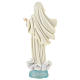 Hand painted resin statue of Our Lady of Medjugorje, Queen of Peace, height 22 cm s5