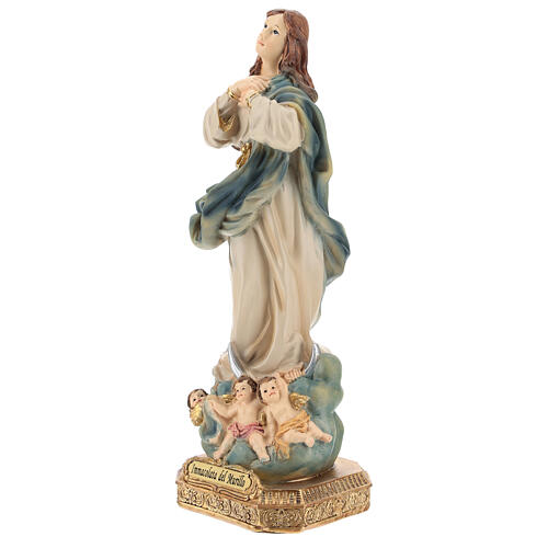 Resin statue Immaculate Virgin by Murillo 3