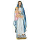 Statue Queen of the castle mother of pearl plaster 60 cm s1