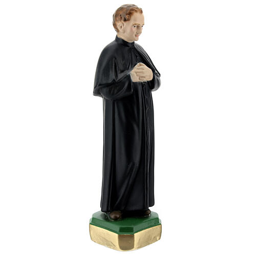 Statue Hl. Johann Bosco 18cm bemalten Gips 3