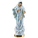 Estatua yeso nacarado Virgen de Medjugorje 20 cm s1