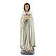 Statue of Rosa Mystica in mother of pearl plaster 30 cm s2