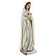Statue of Rosa Mystica in mother of pearl plaster 30 cm s4