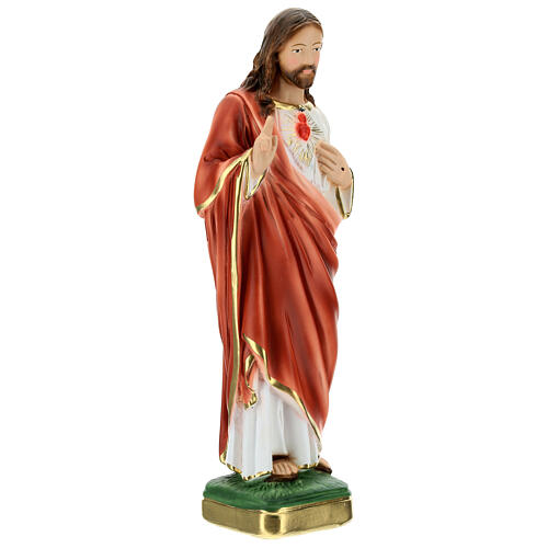 Sacro Cuore Benedicente 30 cm statua gesso 4