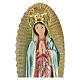 Virgin Mary of Guadalupe 25 cm plaster mother of pearl s2