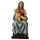 Virgen sentada con Niño resina 20 cm s1