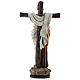 Statue Heiliger Franziskus mit Jesus am Kreuz aus Harz, 30 cm s4
