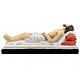 Dead Christ statue on bed in resin 30 cm s5