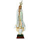 Estatua Virgen de Fátima pintada resina vacía 65 cm s1