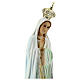Estatua Virgen de Fátima pintada resina vacía 65 cm s2