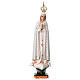 Estatua Virgen de Fátima resina vacía 85 cm pintada a mano s1