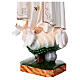 Estatua Virgen de Fátima resina vacía 85 cm pintada a mano s9
