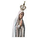 Statua Madonna di Fatima resina vuota 85 cm dipinta a mano s4