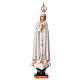 Statua Madonna di Fatima resina vuota 85 cm dipinta a mano s1