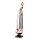 Fatima statue in hollow resin 85 cm hand painted s6