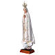 Statue Notre-Dame de Fatima résine creuse peinte à la main 100 cm s4