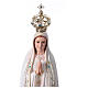 Statue Notre-Dame de Fatima résine creuse peinte à la main 100 cm s5