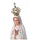 Statua Madonna di Fatima resina vuota dipinta a mano 100 cm s2