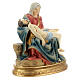Figurka Pieta Michała Anioła kolorowa żywica 13 cm s3