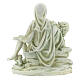 Piedad Miguel Ángel efecto mármol estatua resina 19 cm s4