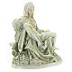 Pietà Michel-Ange effet marbre statue résine 19 cm s3