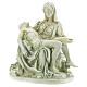 Pieta statue by Michelangelo marble effect in resin 19 cm s2