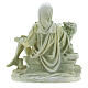 Estatua Piedad Vaticana color mármol resina 9 cm s4