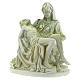 Statue Pietà couleur marbre résine 9 cm s2
