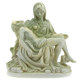 La Pieta statue Vatican colored marble effect in resin 9 cm