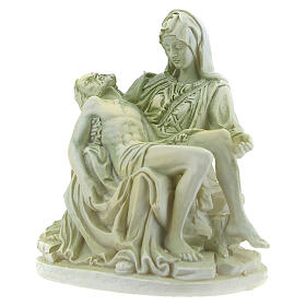 La Pieta statue Vatican colored marble effect in resin 9 cm